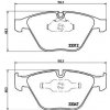 Sada brzdových platničiek kotúčovej brzdy BREMBO P 06 046