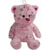 Vizopol Medvěd se třpytkami růžový 30 cm