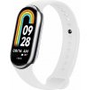 FIXED Silicone Strap na Xiaomi Smart Band 10/9/8 biely FIXSSTB-1176-WH