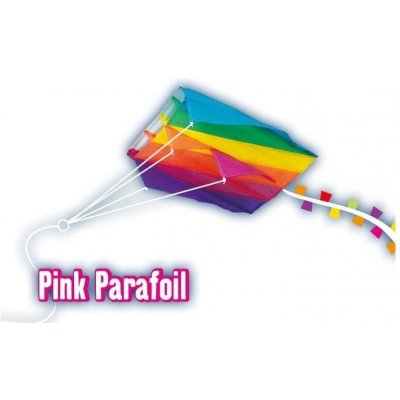 Lietajúci drak Günther - Pink parafoil 60x51 (4001664011728)