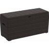 DURAMAX Durabox Plastový záhradný úložný box 270 l, 117 x 45 x 56 cm, hnedý DURAMAX 86601
