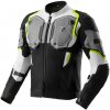 REBELHORN KURTKA TEKSTYLNA BORG-II ČIERNA/ŠEDÁ/FLUO ŽLTÁ - 8XL