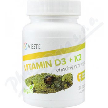 Vieste Vitamin D3 + K2 30 tabliet