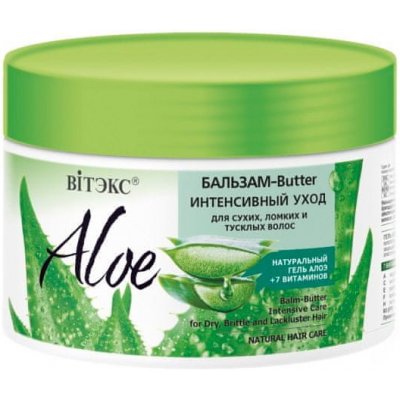 Vitex-belita ALOE VERA Maslový Balzám pre Suché Lámajúce a Matné Vlasy 300 ml