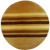 ROUTNER Kúpeľňová predložka RAGUSA Béžová 10202 - Béžová / Kruh Ø 90 cm 10202