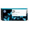 HP originál ink P2V71A, HP 730, matte black, 300ml