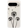 Odolné silikónové puzdro iSaprio - Three Dandelions - black - Google Pixel 9 Pro XL