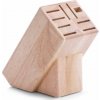 Zeller Dřevěný stojan na nože, blok na nože - 25x22x13cm, ZELLER