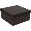 Darčeková krabička s vekom 300x300x150 mm, čierna
