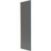 Mexen Next L, 1-krídlová vaňová zástena 50 x 150 cm, 6mm šedé sklo, medený profil, 895-050-000-03-40-65