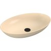 Umývadlo na dosku Polysan Banera 60x40 cm béžová mat bez prepadu 14397.81