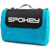 Spokey PICNIC MANDALA Pikniková deka s popruhem tyrkysová 180 x 210 cm