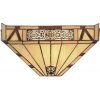 Vitráž lampa Tiffany nástenná AFRIKA