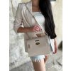 Béžová kabelka do ruky GROSSO GS-5050-beige