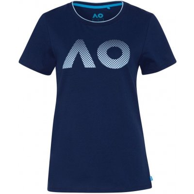 Australian Open T-Shirt AO Textured Logo navy