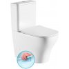 BELLO RIMLESS WC kombi, spodný/zadný odpad, biela