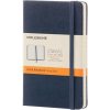 Moleskine Zápisník tvrdé dosky A6 linajkový modrý