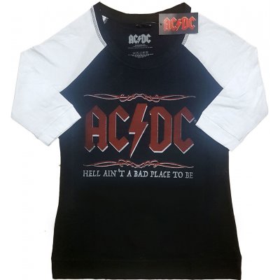 AC DC tričko Hell Ain't A Bad Place Čierna biela