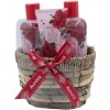 Aurora Rose Bouquet sprchový gél 180 ml + telové mlieko 180 ml + krém na ruky Rose 60ml darčeková sada