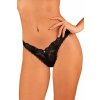 Tangá Donna dream čierna XL/XXL - Darčeková krabička