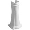 KERASAN - RETRO univerzálny keramický stĺp k umývadlam 56,69,73cm, biela 107001
