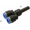DAR Spojka prechodka Y redukcia 12mm 2x8mm PWJ vzduch