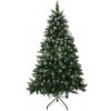 Stromček MagicHome Vianoce Albero, jedľa, zasnežené konce, so šiškami, 210 cm