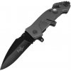 Vreckový otvárací Nôž MFH Fox Outdoor Metal (Nôž s kovovou rúčkou, hrotom a rezačkou na pásy 24cm)