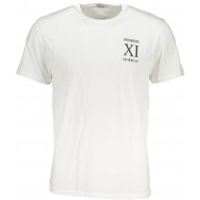 Bikkembergs perfektné pánske tričko krátky rukáv biele