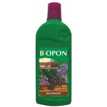 BIOPON - kvapalné hnojivo pre balkónové rastliny - 0, 5 l