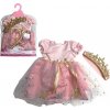 Súprava šiat pre bábiky Princess Dress + korunka 43-46 cm