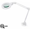 Servisná LED lampa s lupou IB-178, priemer 178 mm, 8D + 20D