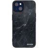 Picasee silikónový čierny obal pre Apple iPhone 14 - Black marble