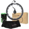 HMS Sada masážny hula hoop HHW06 čierna so závažím a počítadlom a zoštíhľujúceho pásu BR163 plus size