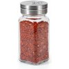 usporadejto.cz Hranatá korenička s kovovým viečkom, 3 veľkosti sypátka, DUST, 120ml (1ks)