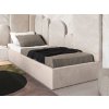 Čalúnená detská posteľ s úložným priestorom 90x200 s roštom, Béžovy Velvet Kids Line Box