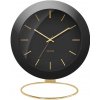 Dizajnové stolové hodiny 5833BK Karlsson 10,5cm (8714302684920)