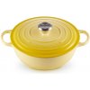 Le Creuset - Liatinový rodinný hrniec okrúhly s pokrievkou 26cm/4,1l - La Marmite žltý