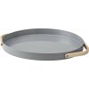 Stelton Servírovací podnos EMMA 41 cm, sivý, nerezová oceľ