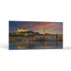 Mesto Večerná Bratislava | Obrazy Vintessia Rozmery panoráma: 50x100