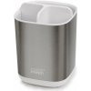 JOSEPH JOSEPH Stojanček na kefky EasyStore Steel 70530, nerez/biely