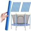 Pena na stĺpiky trampolíny – 12 ks, modrá, 41 cm, Ø 4,5/2,5 cm