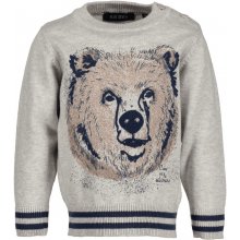 Blue Seven chlapčenksý sveter s medveďom béžová
