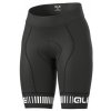 Alé Cycling cyklo nohavice Strada dámske letné čierne/biele 3XL
