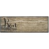 Prateľný koberec do kuchyne FLOMA Wood - dĺžka 50 cm, šírka 150 cm, výška 0,5 cm