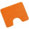 Predložka pred WC 60x50cm Bludisko oranžové