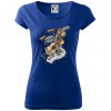 Hudobné nástroje v notách - Dámske tričko Pure - S ( Kráľovská modrá )