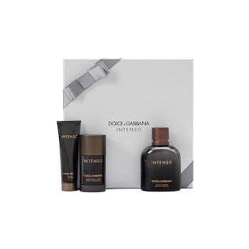 Dolce & Gabbana Intenso Pour Homme pre mužov EDP 125 ml + sprchový gél 50 ml + deostick 75 ml darčeková sada