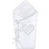 Luxusná šnurovacia Zavinovačka z Minky New Baby biela 75x75 cm Biela