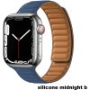 AC mobile Magnetický Opasok na hodinky Apple Watch 42, 44, 45 mm možnosti: silicone midnight